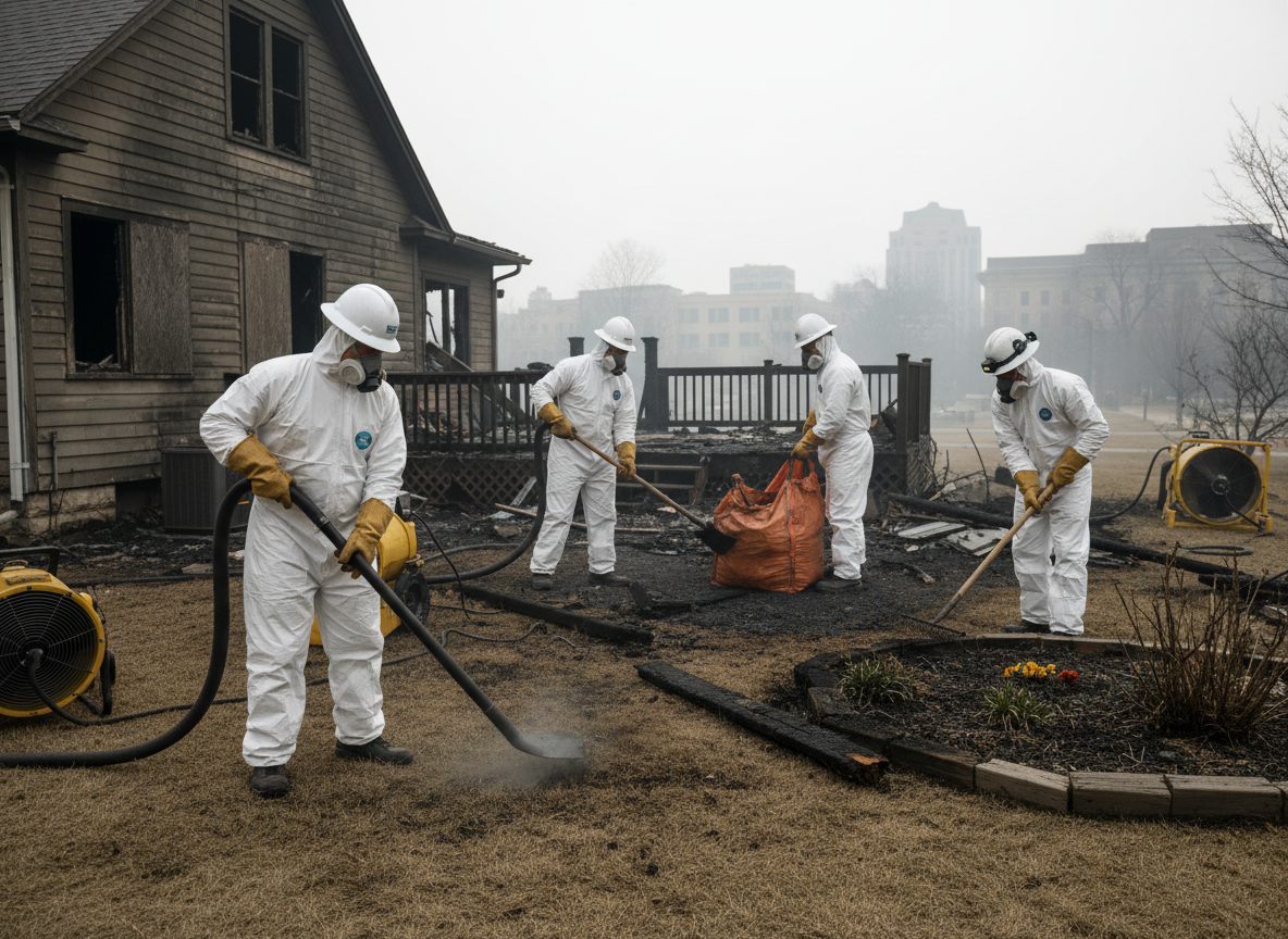 Handling Ash And Debris Cleanup After Local Wildfires In Bloomington