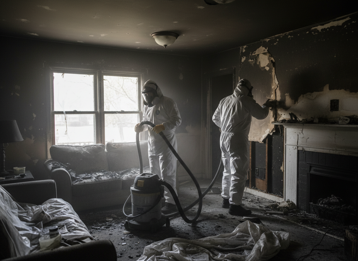 Fire Damage Restoration work by Fire Damage Restoration Bloomington in Bloomington, CA
