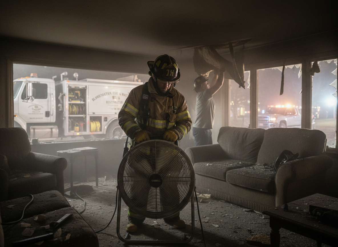 Fire Damage Restoration in Rialto