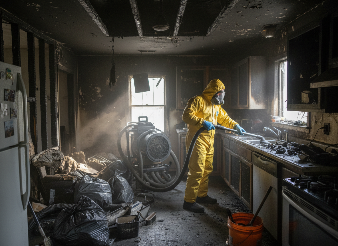 Fire Damage Restoration in Fontana
