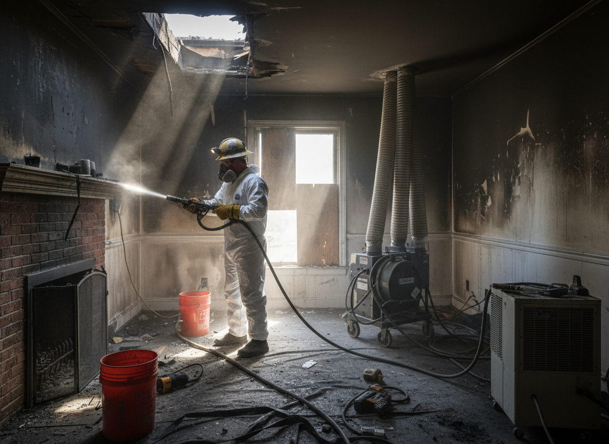 Fire Damage Restoration near Me in Bloomington, CA